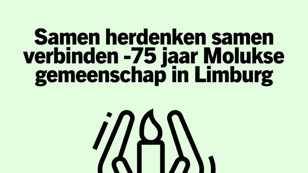 Samen herdenken, samen verbinden – 75 jaar Molukse gemeenschap in Limburg