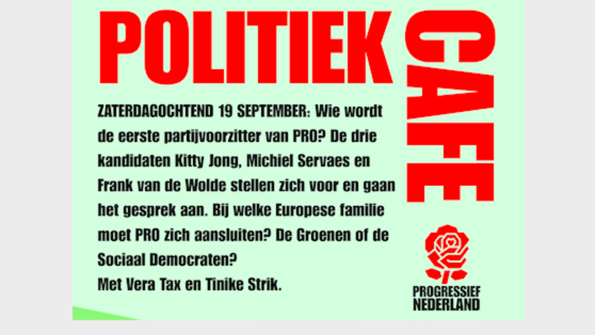 politiek café